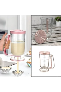 Pankek Dağıtıcı Hamur Porsiyonlayıcı Şekillendirici 900 ml Dökme Aparatı